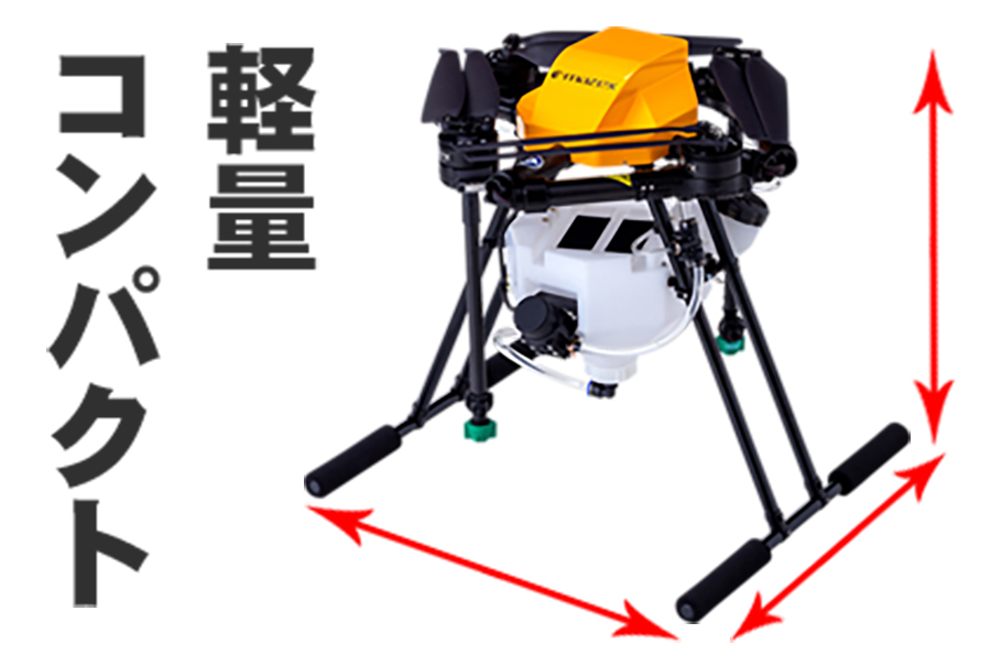 さらなる小型化を可能にするアーム